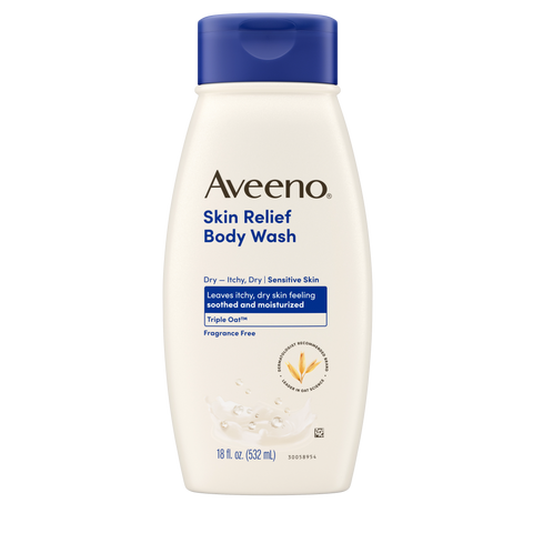 Skin Relief Fragrance-Free Body Wash for Sensitive, Itchy, Dry Skin - 12oz