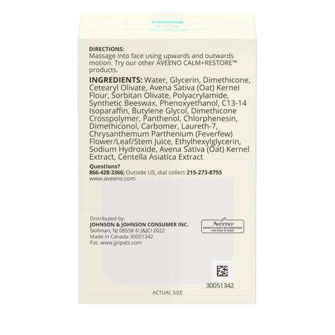 Calm + Restore Oat Gel Moisturizer, Sensitive Skin