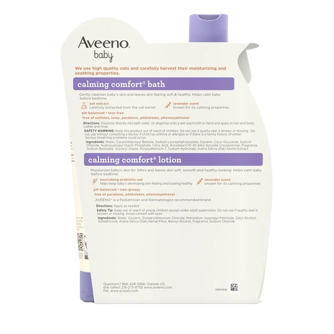 Baby Calming Comfort Bath + Lotion Set