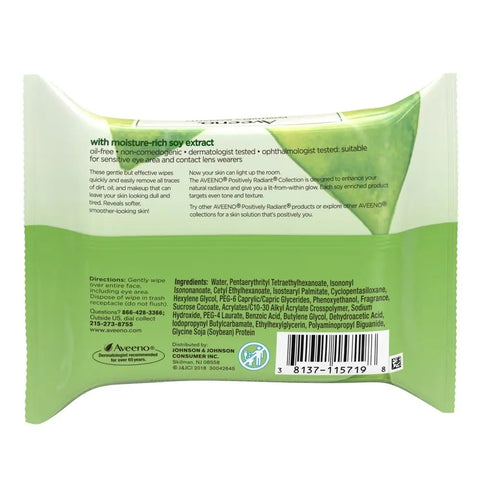 Positively Radiant Makeup Removing Face Wipes