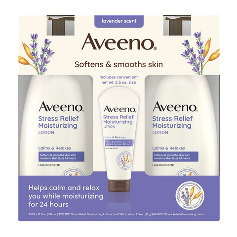 Stress Relief Body Lotion, Lavender Scent - 2.5oz