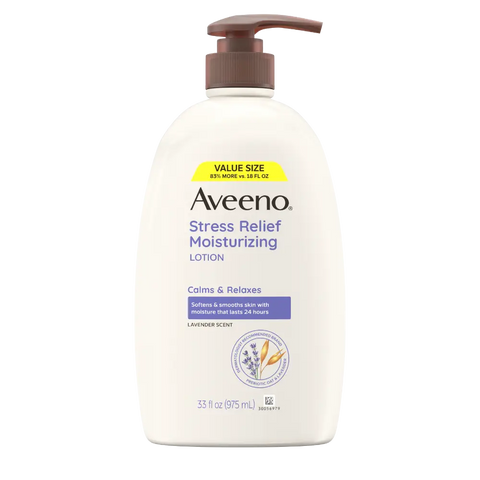 Stress Relief Body Lotion, Lavender Scent - 2.5oz