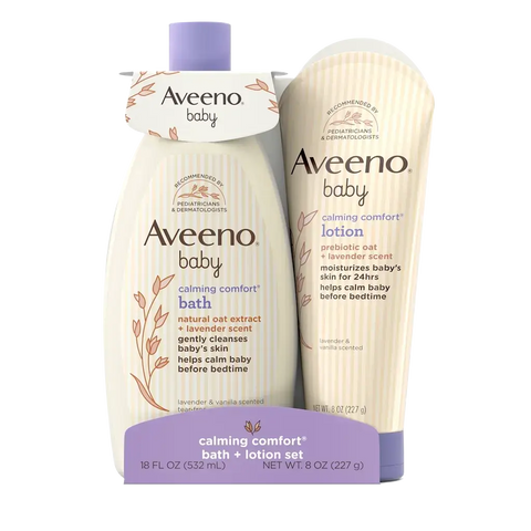 Baby Calming Comfort Bath + Lotion Set