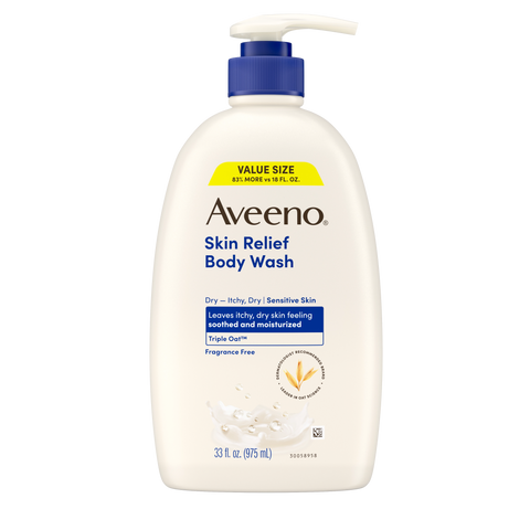 Skin Relief Fragrance-Free Body Wash for Sensitive, Itchy, Dry Skin - 12oz