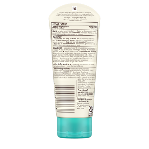 Kids Continuous Protection Lotion Sunscreen with Broad Spectrum, SPF 50