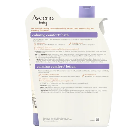 Baby Calming Comfort Bath + Lotion Set