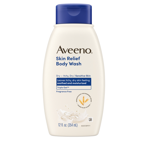 Skin Relief Fragrance-Free Body Wash for Sensitive, Itchy, Dry Skin - 12oz