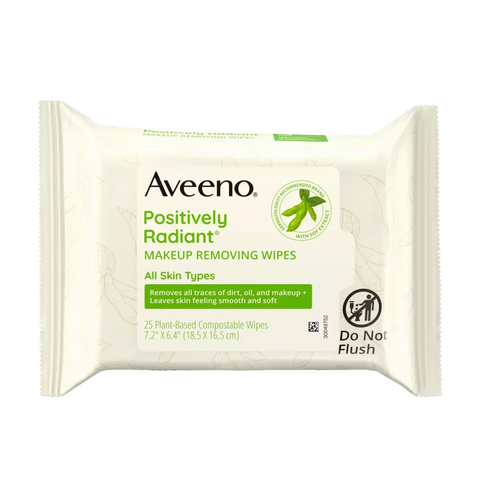 Positively Radiant Makeup Removing Face Wipes