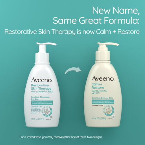 Calm + Restore Oat Repairing Lotion for Sensitive Skin & Dry Skin