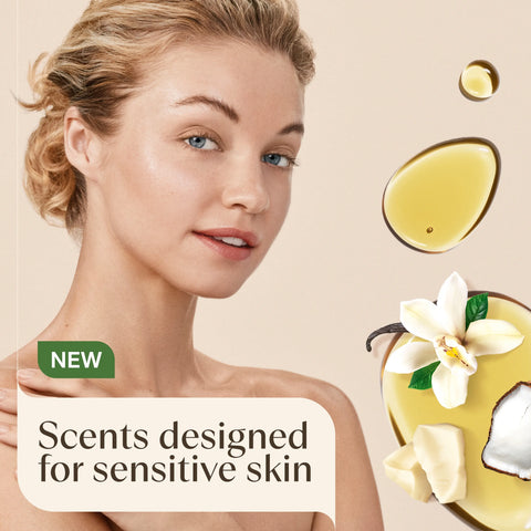 Daily Moisturizing Body Oil Mist, Cocoa Butter Vanilla Scent, Sensitive Skin Scents - 6.7oz